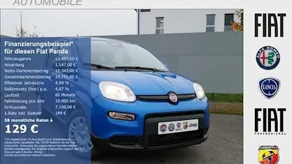 Blau Gebraucht 2024 Fiat Panda Kleinwagen | 13.490 € (Fairer Preis)