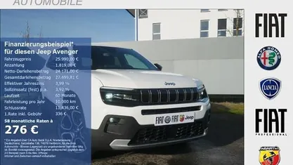 Gebraucht Jeep Avenger Summit 101 PS (74 kW) 2026 SUV