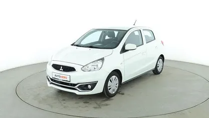 Gebraucht Mitsubishi Space Star Basis 71 PS (52 kW) 2018 Weiß Limousine