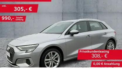 Gebraucht Audi A3 Advanced 150 PS (110 kW) 2022 Silber Limousine