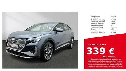 Gebraucht 2022 Audi Q4 Sportback e-tron S-Line SUV | 33.990 € (Fairer Preis)