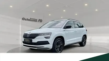 Gebraucht Skoda Karoq SportLine 150 PS (110 kW) 2021 Moonweiss SUV