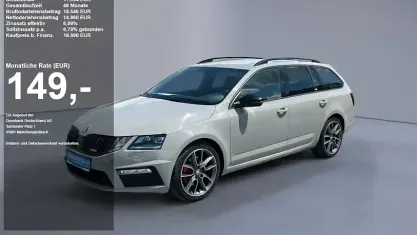 Gebraucht Skoda Octavia RS 184 PS (135 kW) 2019 Stahlgrau (uni) Kombi