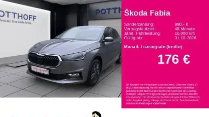 Gebraucht Skoda Fabia Tour 116 PS (85 kW) 2025 Graphitegrau metallic Kleinwagen