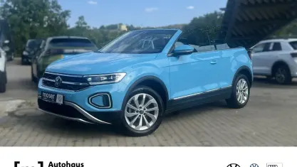 Gebraucht VW T-Roc Cabriolet Style 150 PS (110 kW) 2023 Teal blue schwarz Cabrio