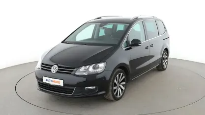Gebraucht VW Sharan Allstar 150 PS (110 kW) 2017 Schwarz Van / Kleinbus