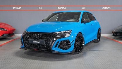 Brugt Audi RS3 Performance 500 HK (367 kW) 2021 Blå Sedan