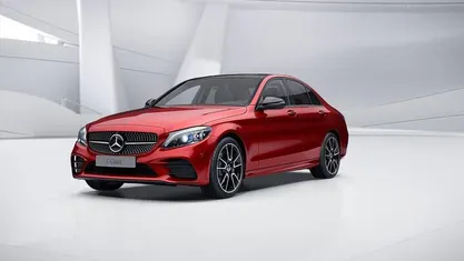 Gebraucht Mercedes C200 AMG 184 PS (135 kW) 2019 Manufaktur exklusiv hyazinthrot Limousine