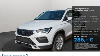 Neu Seat Ateca Style 150 PS (110 kW) 2026 Weiss SUV
