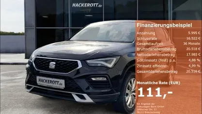 Magic schwarz (metallic) Gebraucht 2023 Seat Ateca Style SUV | 23.980 € (Fairer Preis)