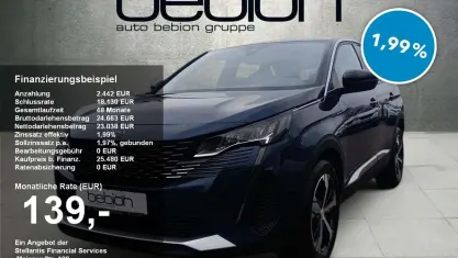 Gebraucht Peugeot 3008 Allure 131 PS (96 kW) 2024 Blau SUV