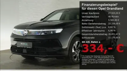 Gebraucht Opel Grandland Electric S 145 PS (106 kW) 2025 Karbon schwarz SUV