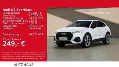 Gletscherweiß metallic Gebraucht 2025 Audi Q3 S-Line SUV | 41.980 € (Fairer Preis)