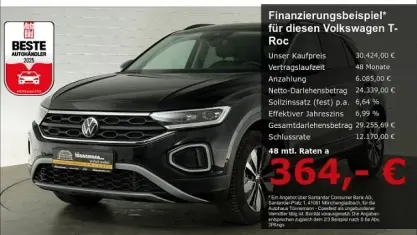 Gebraucht VW T-Roc Cabriolet Goal 150 PS (110 kW) 2025 Schwarz SUV