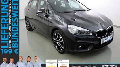 Brugt BMW 220 Active Tourer Advantage 192 HK (141 kW) 2016 Sort MPV