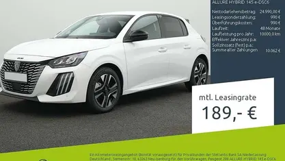 Schneeweiß Neu 2025 Peugeot 208 Allure Kleinwagen | 24.990 € (Fairer Preis)