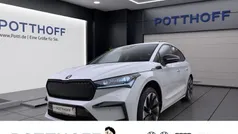 Moonweiss metallic Gebraucht 2022 Skoda Enyaq iV SportLine SUV | 49.940 € (Fairer Preis)