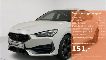 Gebraucht Cupra Leon 150 PS (110 kW) 2023 Weiss Limousine