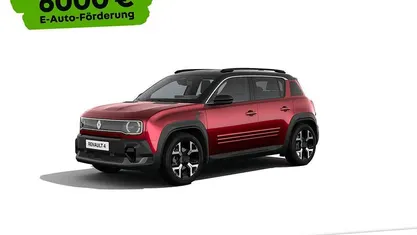 Karmesinrot mit schwarzem dach (rot) Neu 2025 Renault 4 E-Tech Komfort SUV | 33.389 € (Guter Preis)