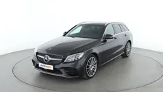 Grau Gebraucht 2021 Mercedes C200 AMG line Kombi | 29.820 € (Superpreis)