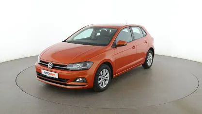 Gebraucht VW Polo Highline 95 PS (69 kW) 2019 Orange Kleinwagen