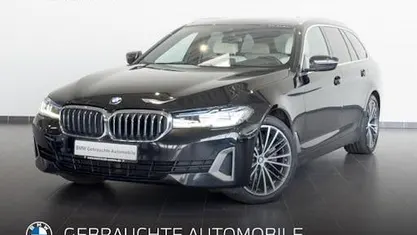 Gebraucht BMW 520 Luxury Line 197 PS (144 kW) 2021 Black sapphire metallic (schwarz) Kombi