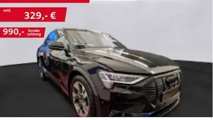 Gebraucht Audi Q8 Sportback e-tron Advanced Plus 300 kW (408 PS) 2022 Schwarz SUV