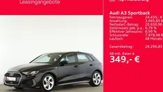 Schwarz Gebraucht 2021 Audi A3 Sportback S-Line Limousine | 24.439 € (Fairer Preis)