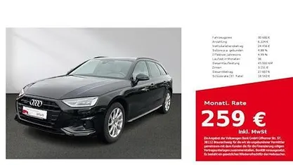 Mythosschwarz metallic Gebraucht 2021 Audi A4 Ambiente Kombi | 30.680 € (Fairer Preis)