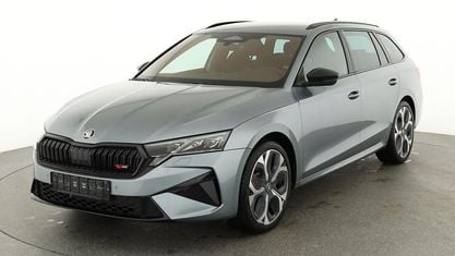Neu Skoda Octavia RS 265 PS (194 kW) 2025 Platin grau metallic Kombi