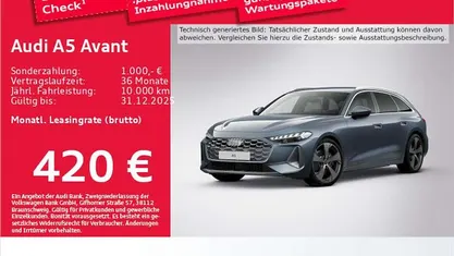 Gebraucht 2025 Audi A5 Advanced Kombi | 48.911 € (Fairer Preis)