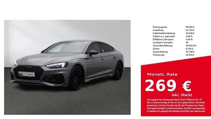 Gebraucht Audi RS5 Sportback Ambiente 450 PS (330 kW) 2022 Grau Limousine