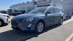Chromablaumetallic (metallic) Gebraucht 2021 Ford Focus Titanium X Kombi | 19.490 € (Fairer Preis)