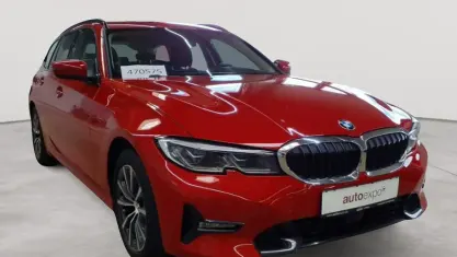 Gebraucht BMW 318 Sport Line 150 PS (110 kW) 2021 Melbourne rot metallic Kombi
