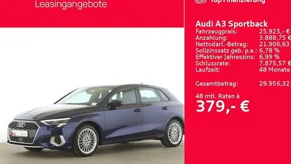 Gebraucht 2022 Audi A3 Advanced Limousine | 25.925 € (Fairer Preis)