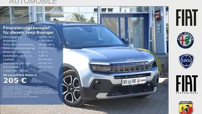 Gebraucht Jeep Avenger EV Summit 114 kW (156 PS) 2023 Grau SUV