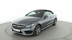 Grau Gebraucht 2017 Mercedes C200 AMG line Cabrio | 30.700 € (Etwas zu teuer)