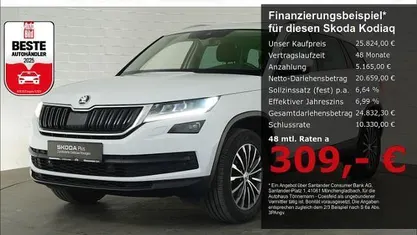 Gebraucht Skoda Kodiaq Style 150 PS (110 kW) 2019 Moon weiß SUV
