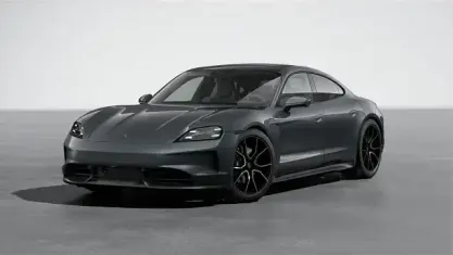 Ny Porsche Taycan Black Edition 319 kW (435 HK) 2025 Grå Sedan