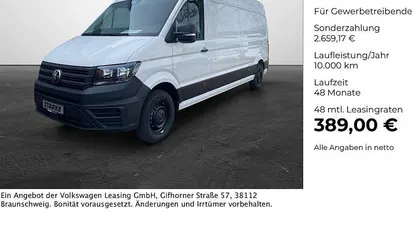 Nuova VW Crafter 177 CV (130 kW) 2026 Bianco Furgone