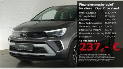 Gebraucht Opel Crossland Elegance 131 PS (96 kW) 2024 Grau SUV