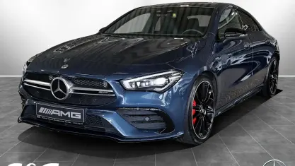 Gebraucht Mercedes CLA35 AMG AMG 306 PS (225 kW) 2023 Denimblau metallic Coupé