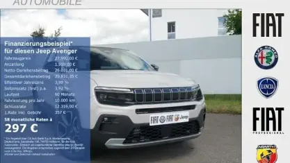 Neu Jeep Avenger Summit 110 PS (80 kW) 2026 Stone grey metallic (beige) SUV