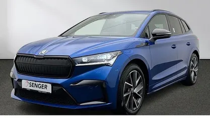 Blau Gebraucht 2022 Skoda Enyaq iV SportLine SUV | 31.880 € (Fairer Preis)