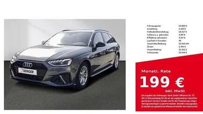 Gebraucht Audi A4 S-Line 150 PS (110 kW) 2023 Daytonagrau perleffekt Kombi