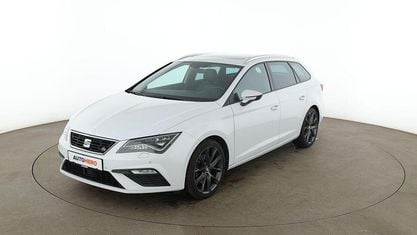 Używany Seat Leon FR 190 KM (139 kW) 2018 Biały Kombi