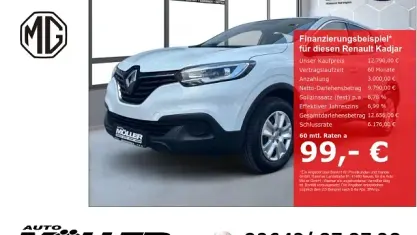 Gebraucht Renault Kadjar Life 131 PS (96 kW) 2018 Weiß SUV