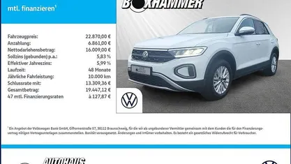 Weiß Gebraucht 2024 VW T-Roc Life SUV | 22.870 € (Fairer Preis)