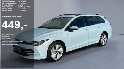 Nowe VW Golf VIII Style 150 KM (110 kW) 2025 Niebieski Kombi