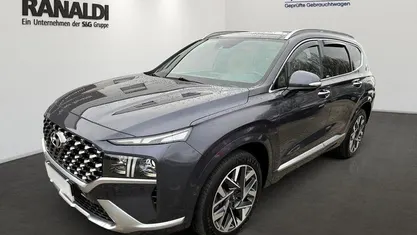 Mic (blau Gebraucht 2021 Hyundai Santa Fe Signature SUV | 33.990 € (Fairer Preis)